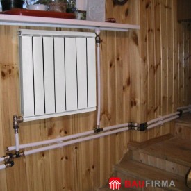 Установка системы отопления в загородном доме